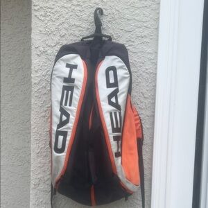 HEAD Tour Pickleball Large Duffle Bag Orange/Black/White